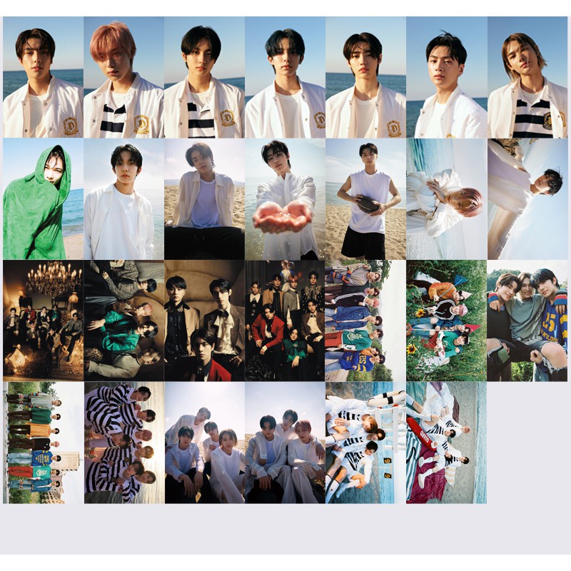 55pcs/box ENHYPEN photocards 2022 DIMENSION: ANSWER DILEMMA Little Wishes Weather Album LOMO card Postcard