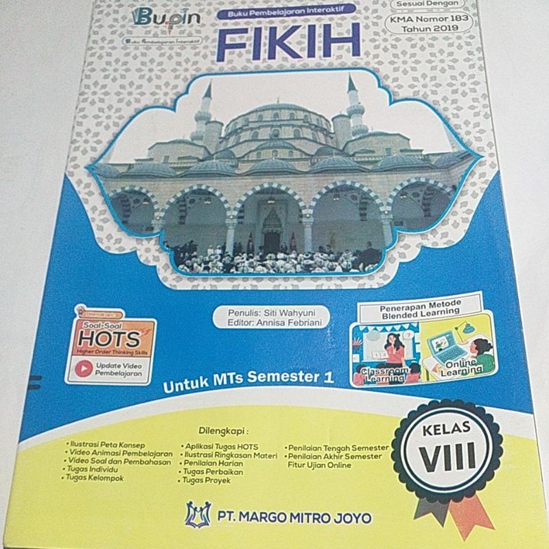 lks FIKIH untuk MTs kelas 8 semester 1 64halaman