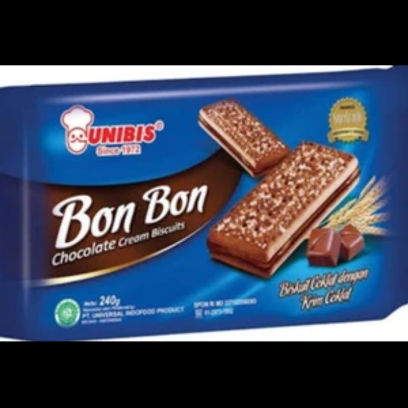 

Unibis Bon Bon Chocolate cream Biscuit 2Pack 200g/pack