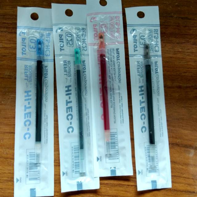 

Refill Isi Ulang Pulpen Bolpoin Hi-Tec-C | Hitech | Hitec 0.3