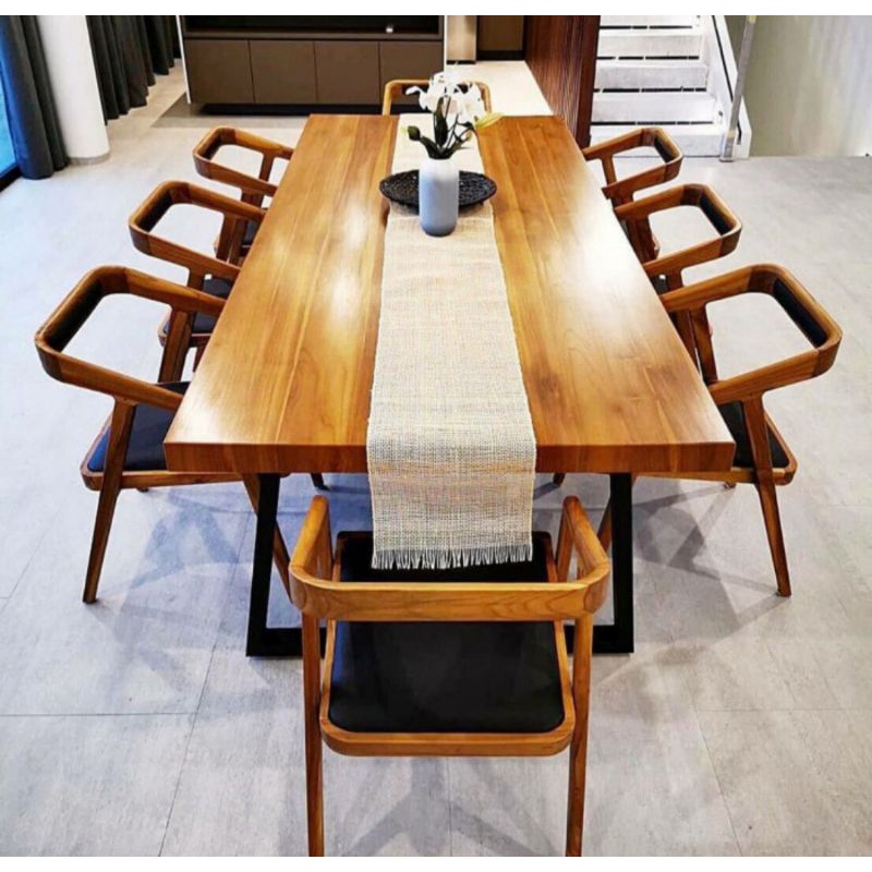 Promo Meja makan Kayu jati Jepara