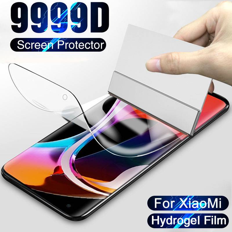 Screen Protector Hydrogel Film For Xiaomi Mi Note 10 Lite 11 10T Ultra 9 8 Phone Protective Film Redmi 9 Pro Max 9S 9T