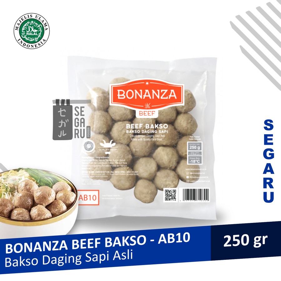 

Bonanza Bakso Daging Sapi Asli AB 10 250 gr