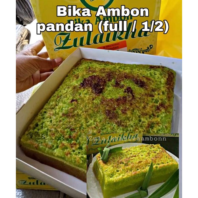 Bika Ambon Medan Zulaikha rasa pandan