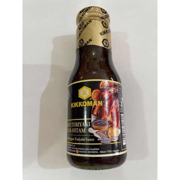

Kikkoman saus teriyaki lada hitam