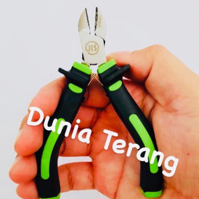 PAKET 3PCS Tang Mini 4.5'' 4.5inch KOMBINASI LANCIP POTONG Gagang Karet - TEKIRO