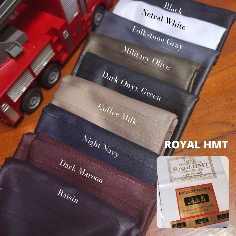 Kain Abaya Import Emirate Royal HMT (Haramain Men Thobe) Warna Lengkap