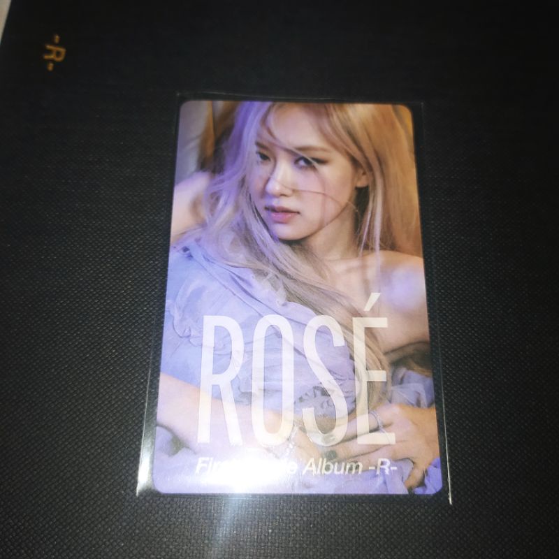 NAVER VIBE GIFT CARD ROSE -R- LIMITED // PC PHOTOCARD R ROSE FIRST SINGLE // 1ST SOLO ALBUM POLAROID