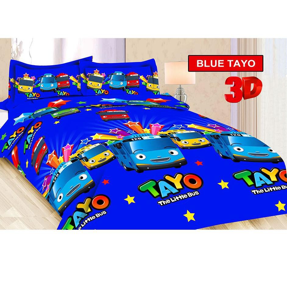 Dijamin Miring Harga Sprei Bonita Blue Tayo 3d Fitted Shopee Indonesia