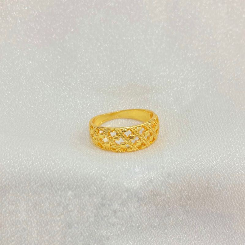 Cincin Fashion Rhodium Warna 24k C03172