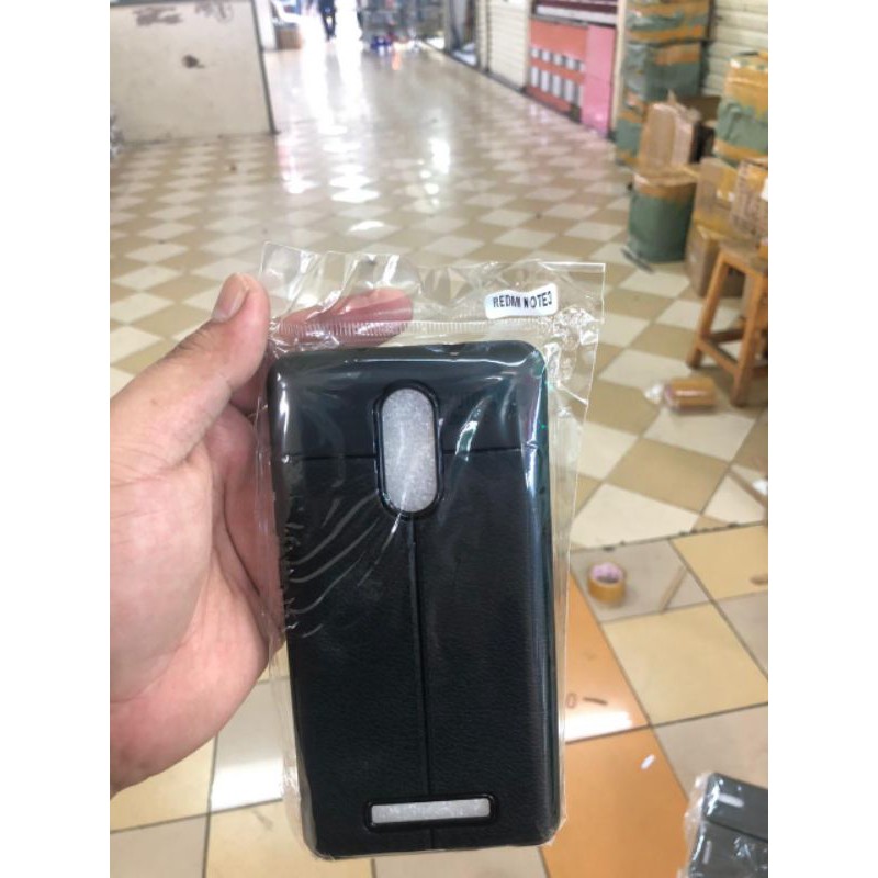 AUTO FOCUS LEATHER SOFT CASE ULTIMATE EXPERIENCE MOTIF KULIT JERUK AUTOFOKUS REDMI NOTE 3 - RY