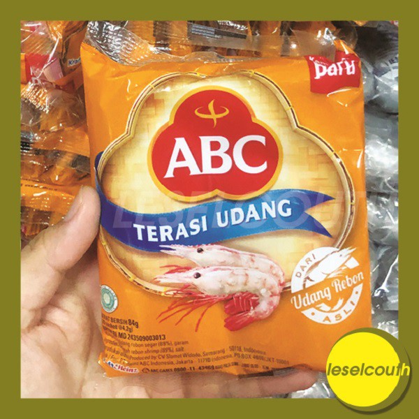 

abc terasi udang sachet 20 x 4.2gr