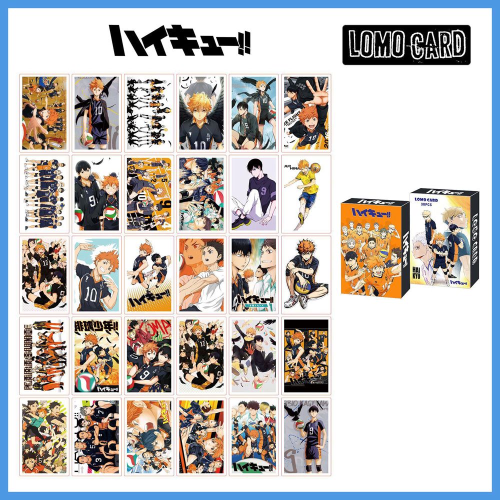 30 Pcs Kartu Pos Desain Anime Jepang Tokyo Revengers Jujutsu Kaisen Haikyuu Untuk Koleksi