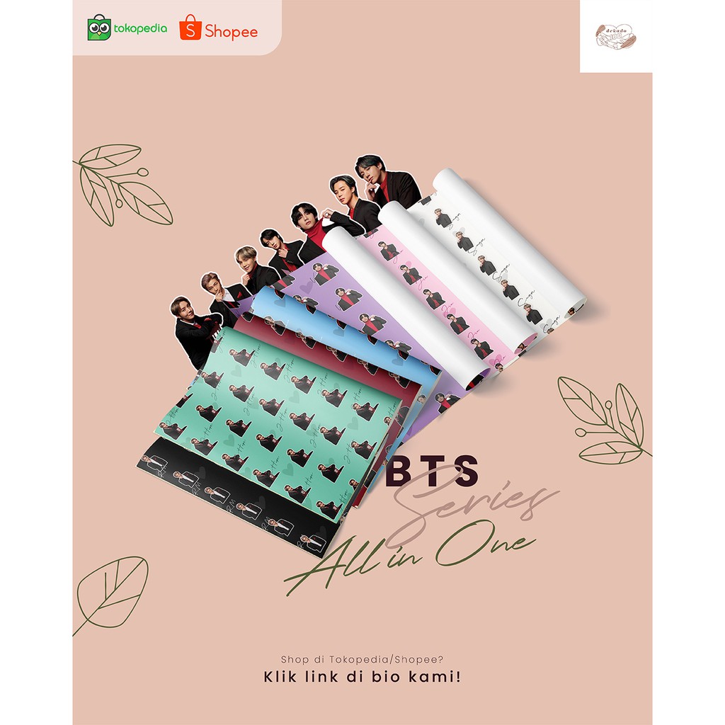 

Kertas Kado BTS All 7 in 1 (All Members) 32x48