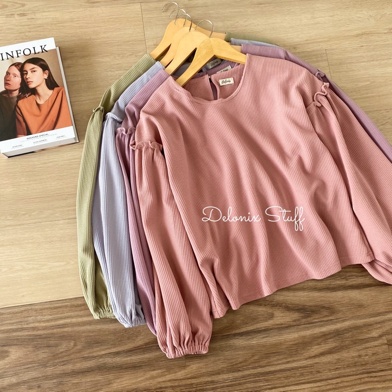 DELONIX | Carla oversize knit blouse