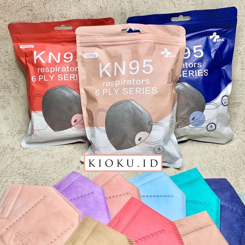 MASKER KN95 WARNAWARNI / MASKER KN95 WARNA PREMIUM
