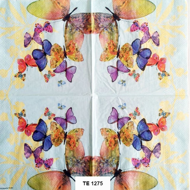 Tisu  Napkin Kerajinan  Decoupage Eropa  33X33 CM TE 1275 TTS