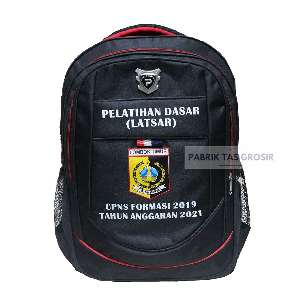 PABRIK TAS GROSIR SEMINAR PROMOSI RANSEL PEMERINTAH DINAS PELATIHAN LATSAR CPNS FORMASI FORMAL MURAH