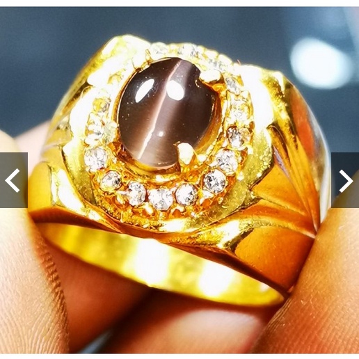 Batu permata natural cat Eye silimanite srilanka