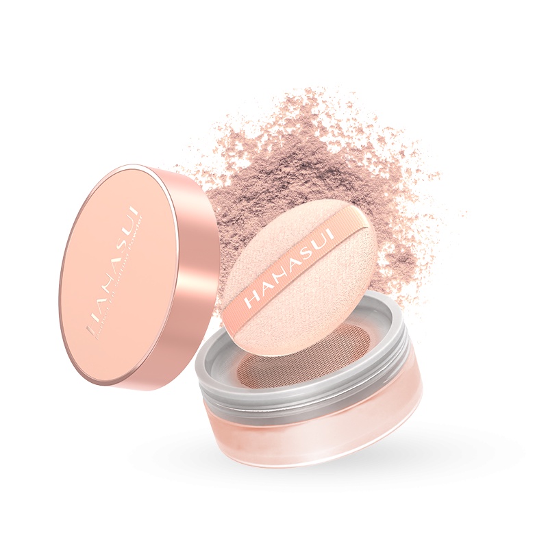 Hanasui Perfect Fit Setting Powder 12gr | Natural / Medium / Light / Translucent Bedak Base Makeup