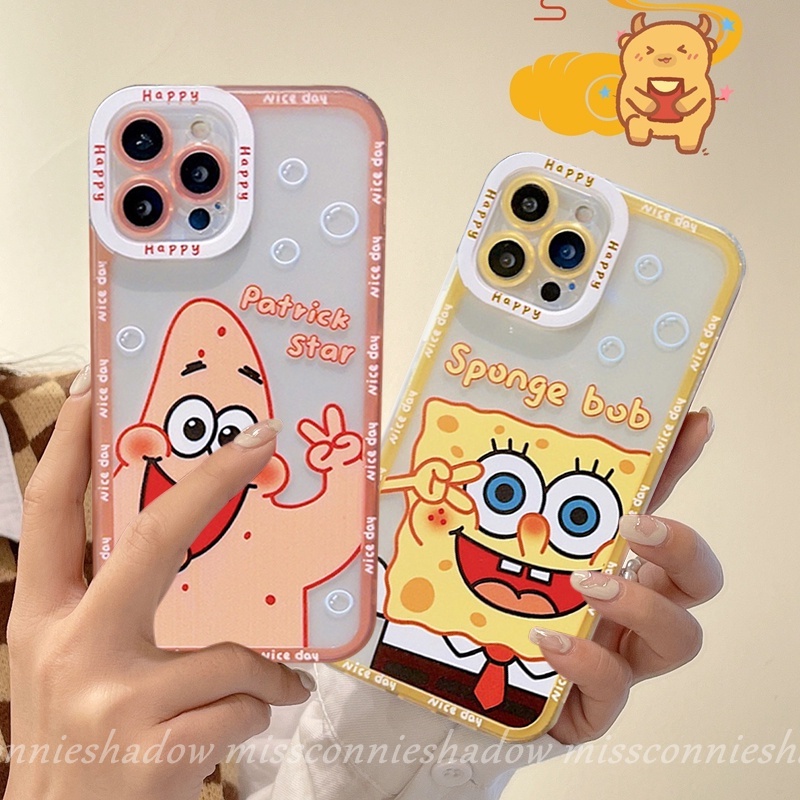 Soft Case Tpu Motif Spongebob Patrick Star Untuk Iphone 11 Xr 7 8 6 6s Plus Se 2020 X Xs 11 Pro Max 12 13 Pro Max