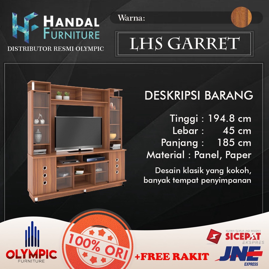 LHS GARRET (LEMARI TV / RAK TV) - OLYMPIC OLYMPLAST