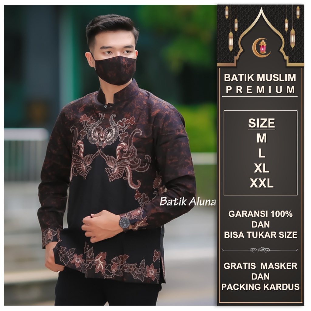 BAJU KOKO PRIA Koko Dewasa Lengan Panjang Kemeja Koko Pria Lengan Panjang Bahan Katun Adem Premium Reguler Koko Cowok Remaja