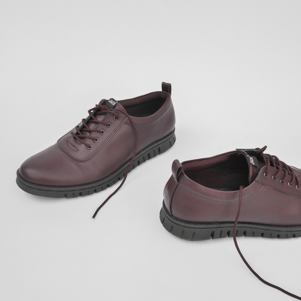 BRAVE BROWN |ManNeedMe x Jack| Sepatu Pantofel Pria | Oxford Formal