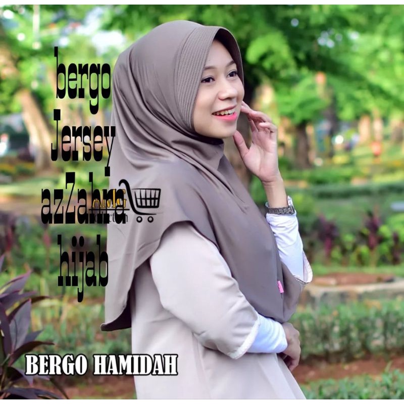 Hijab instan hamidah jersey/Jilbab instan hamidah Jersey/Kerudung Instan Jersey/Hijab bergo pet Jers