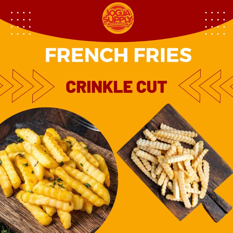 

french fries crinkle cut