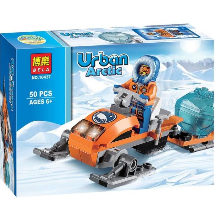 siap kirim] lego bela 10437 urban arctic snowmobile