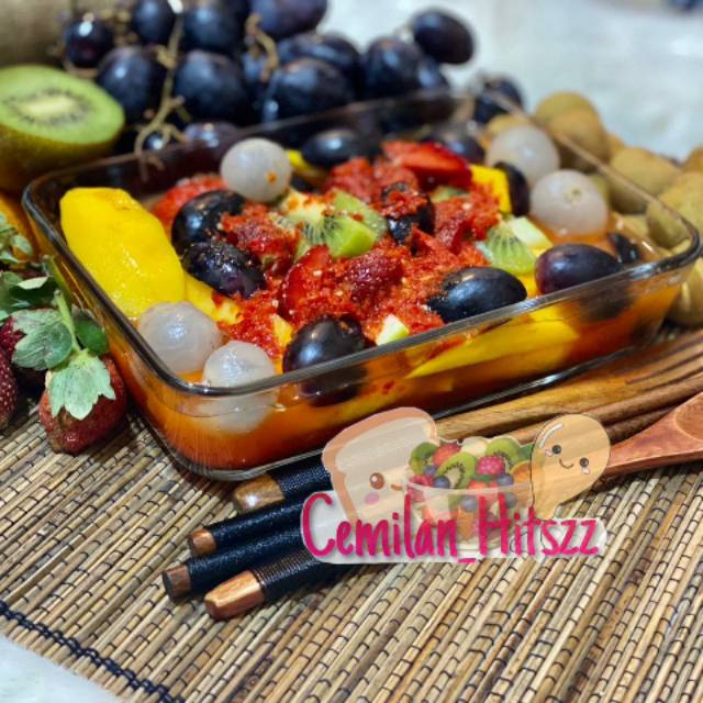 

Asinan kuah cabe merah