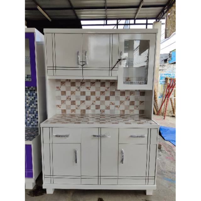 Rak sayur 3 pintu bloktik