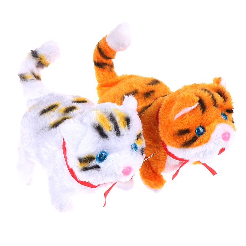 mainan anak laki laki dan perempuan robot kucing kucingan bisa berjalan bersuara maenan boneka kucin