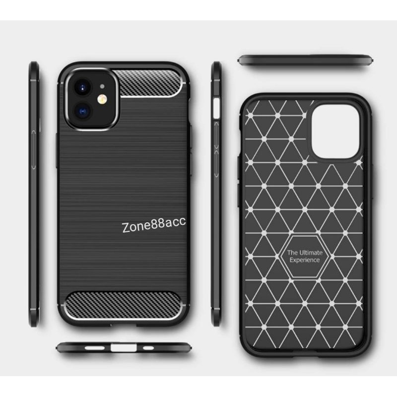 case silicon Softcase Iphone 12 Mini Pro Max Promax 12mini 12pro 12promax Silikon Ipaky Carbon Cover Casing Fiber soft jelly pelindung belakang handphone elegan