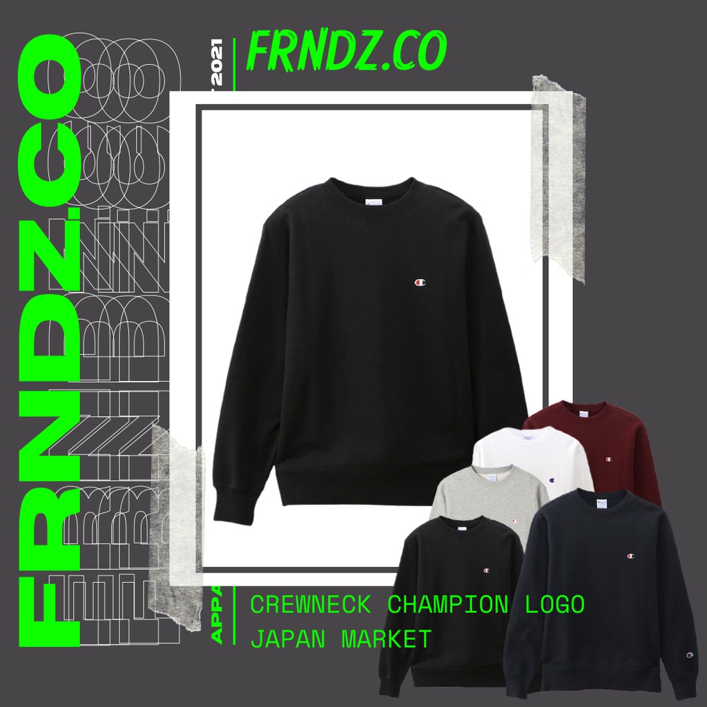 FRNDZ - CREWNECK CHAMPION JAPAN MARKET CHAMPION CREWNECK BASIC LOGO