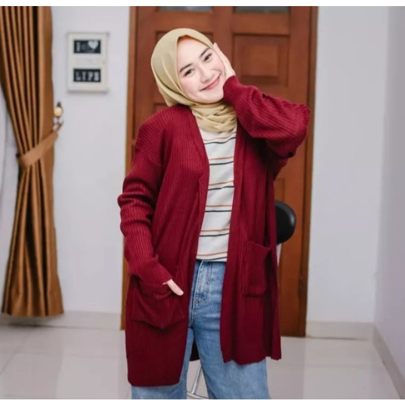 Long cardy Belle oversize - cardigan rajut panjang - cardigan rajut Belle - rajut Belle termurah - rajut Belle tebal - long cardy premium - cardigan oversize - cardigan rajut oversize terbaru - Belle cardy tebal - sweatar rajut oversize - rajut murah-5