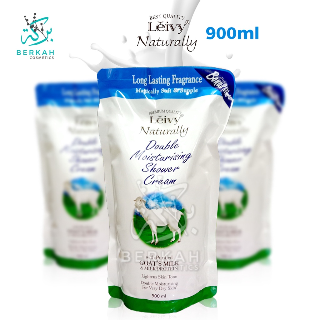 Leivy Shower Cream Goat Milk [Refill] 900ml