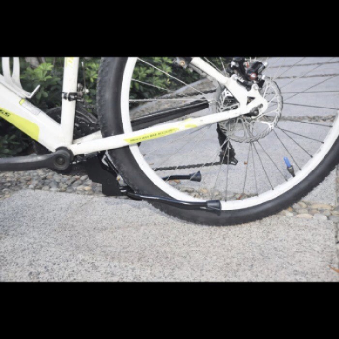 Standar tengah sepeda double kickstand Alloy Mix steel