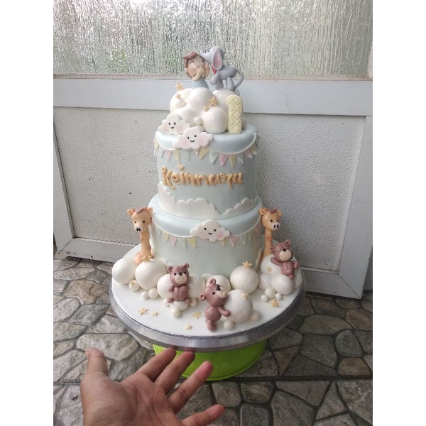

cake ulang tahun animal