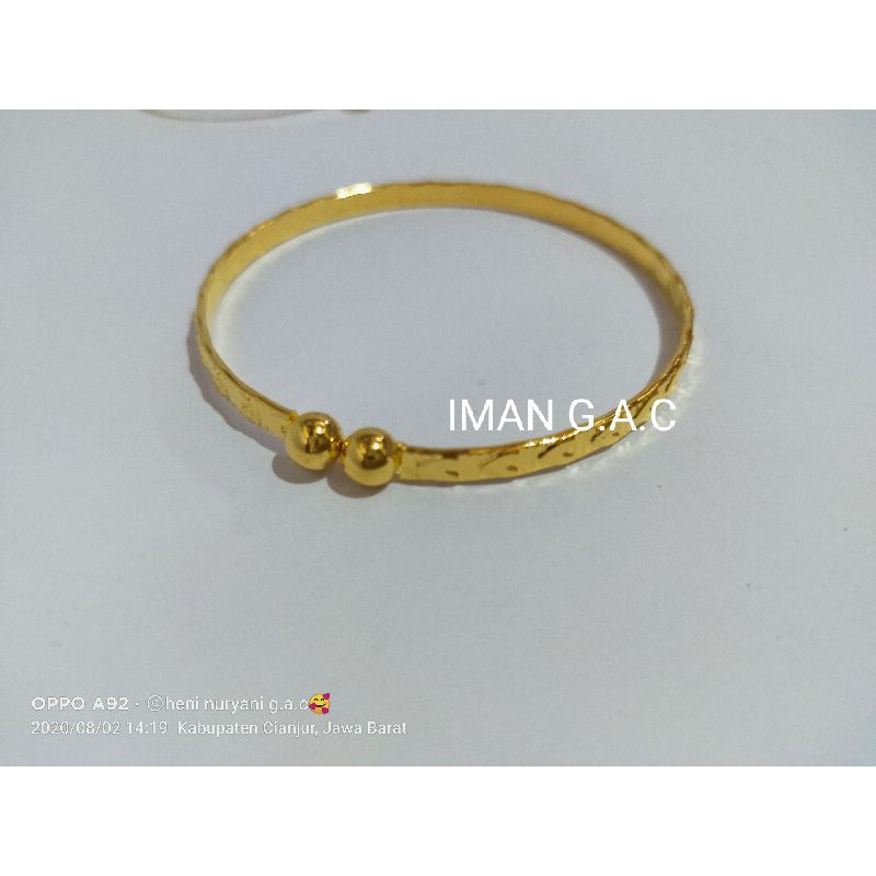 3 pcs gelang keroncong anak tanggung