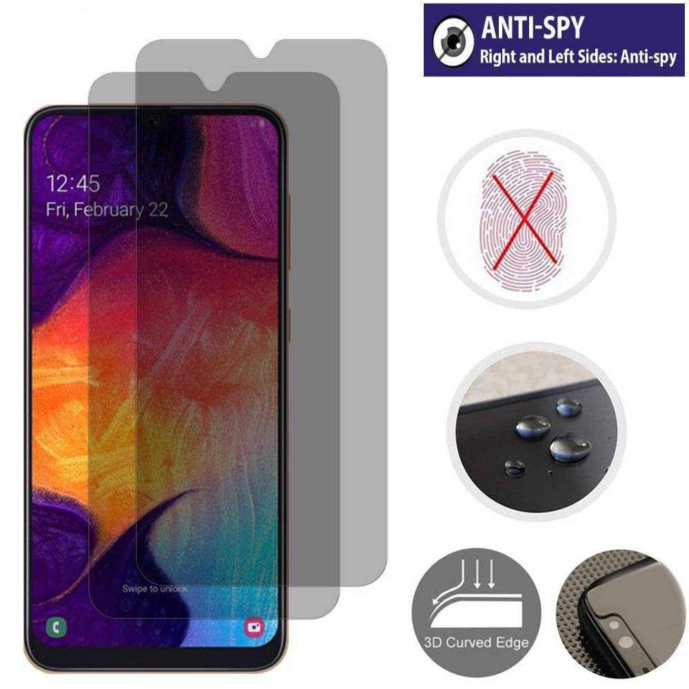 Tempered Glass ANTI SPY WIKO VIEW 4 / VIEW 4 LITE Privacy Magic Screen Protector Hitam Anti Intip