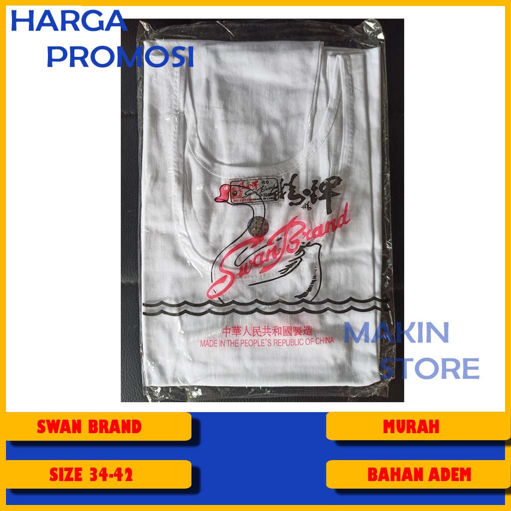 Singlet swan brand ori asli 100% | Singlet murah swan brand | Singlet pria murah swan