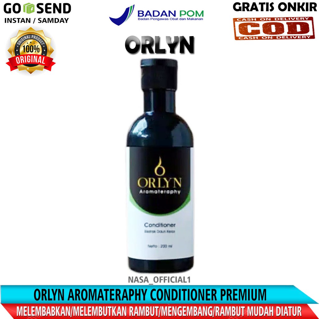 ORLYN CONDITIONER AROMATHERAPY 200 ML | CONDITIONER | CONDITIONER RAMBUT | SHAMPO CONDITIONER | PELE