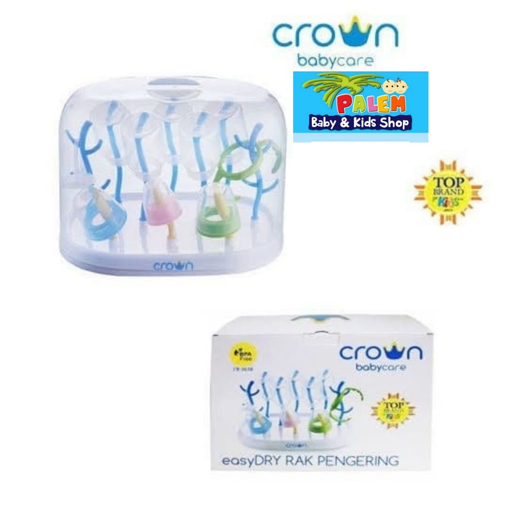Crown Easy Dry Multi Drying Rack CR3638 / Rak Pengering Botol susu Bayi