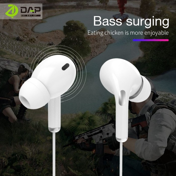 Headset With Mic DAP DH-F6 Headset Stereo 360 Surround Sound Jack 3.5