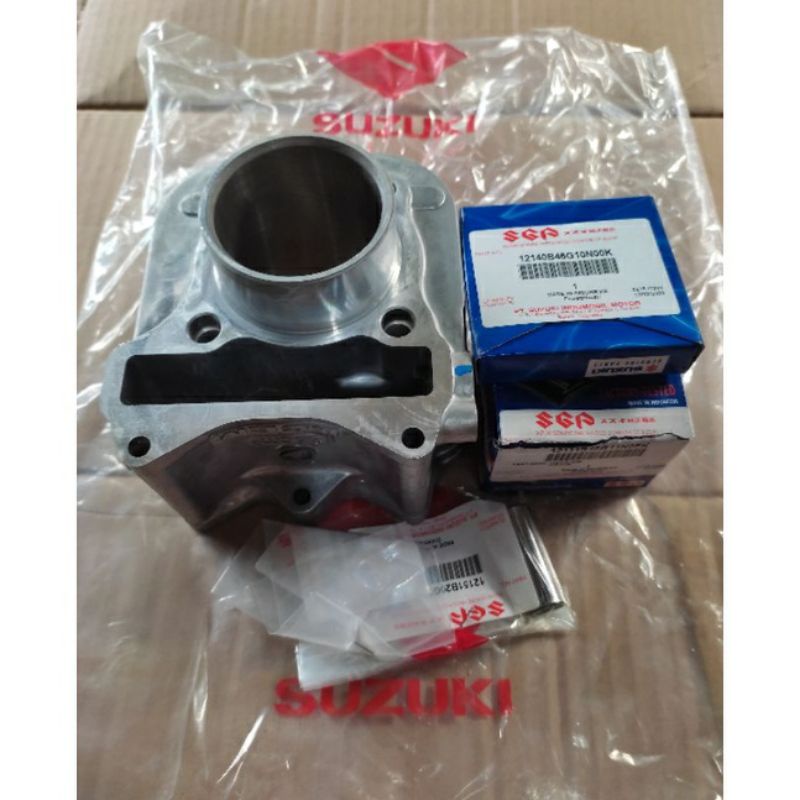 BLOK BLOCK SEHER KOMPLIT 125CC SPIN / SKYWAVE / SKYDRIVEblock skydrive original spin+ piston assy