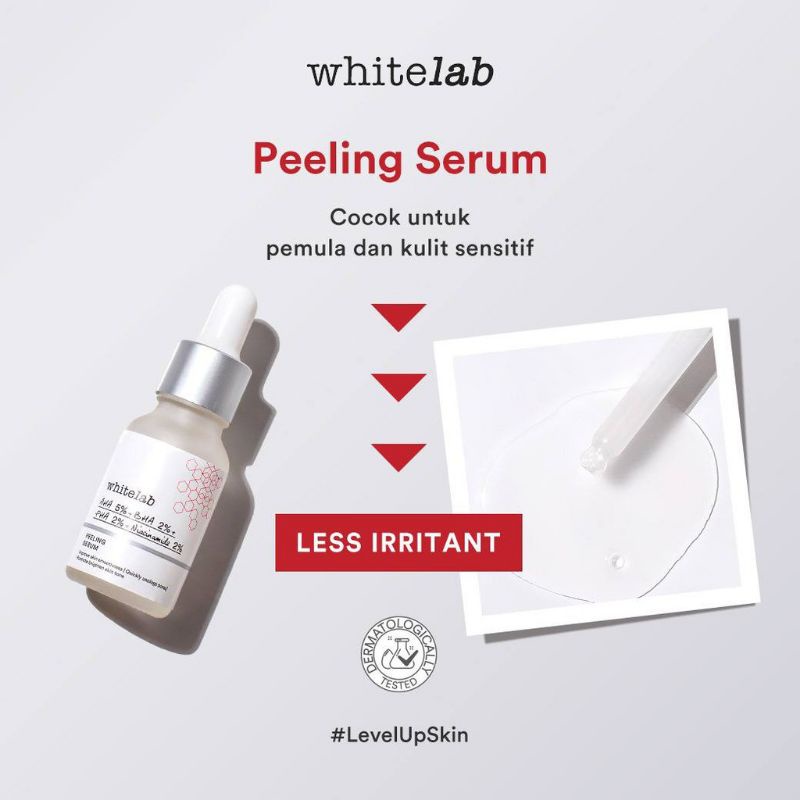 WHITELAB PEELING SERUM AHA 5%+BHA 2%+PHA 2% + Niacinamide 2%