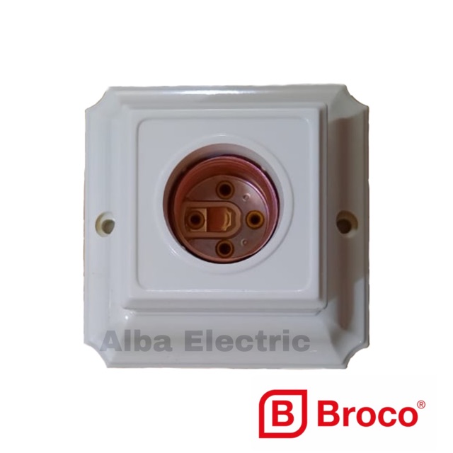 FITTING PLAFON BROCO 1210 SEGI 4 / FITTING PLAFON SEGI 4 BROCO / RUMAH LAMPU BROCO