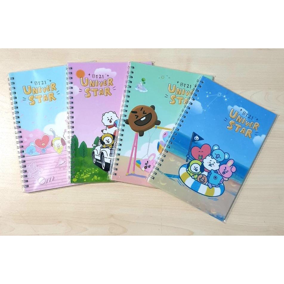 

BUKU BTS BT21 BUKU SPIRAL BTS BT21 Notebook Spiral Buku Spiral / Catatan